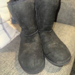 UGG  Black Suede mid calf  Boots